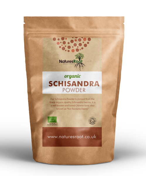 Organic Schisandra (Wu Wei Zi) Powder - Natures Root