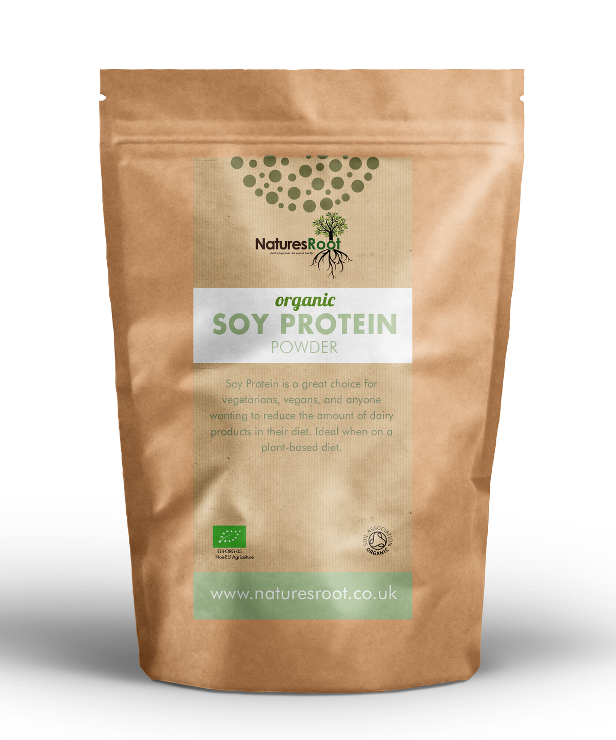 Organic Soy Protein Powder by Nature's Root – 125g