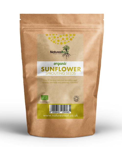 Organic Sunflower Sprouting Seeds - Natures Root