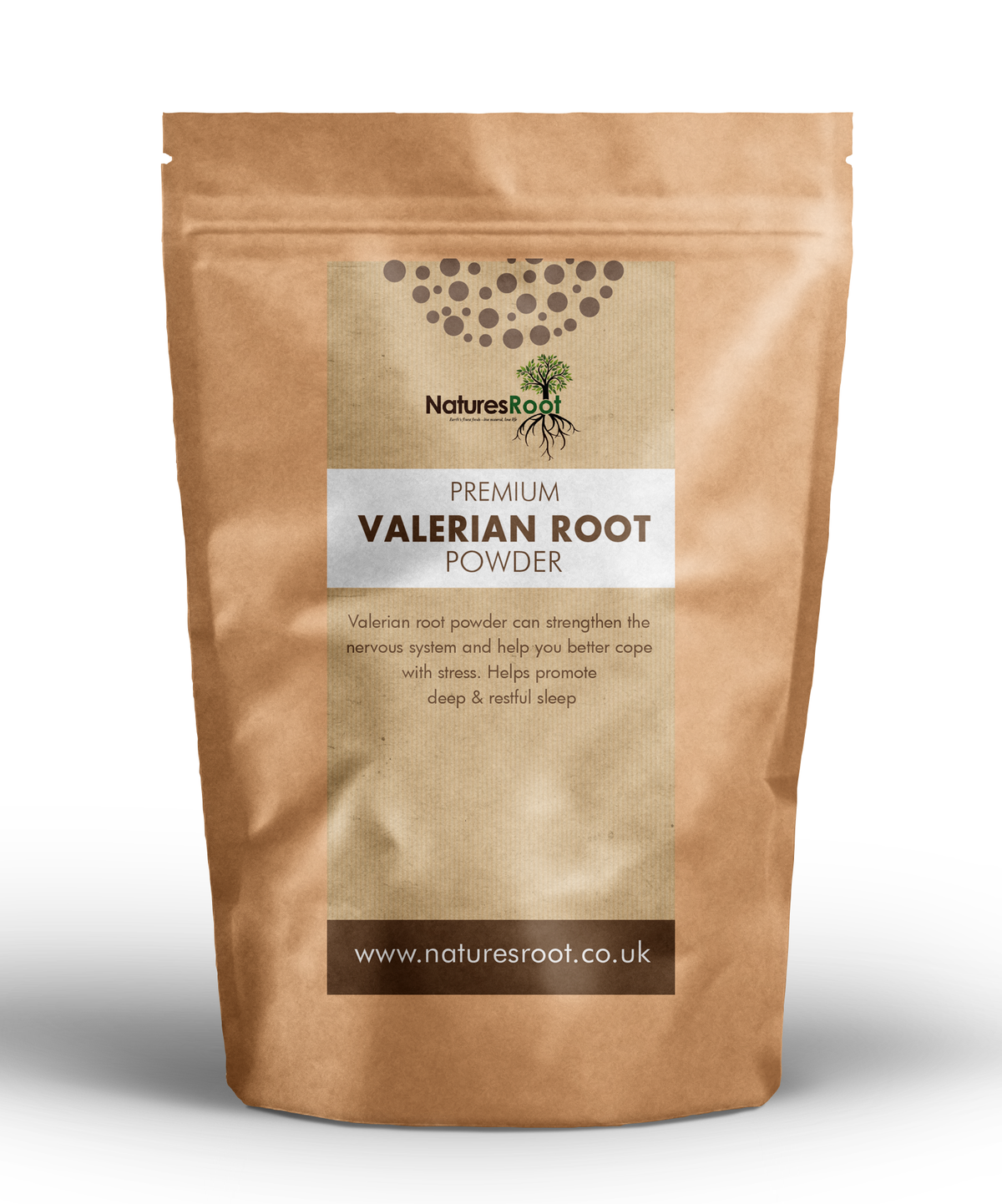 Premium Valerian Root Powder by Nature's Root – 125g