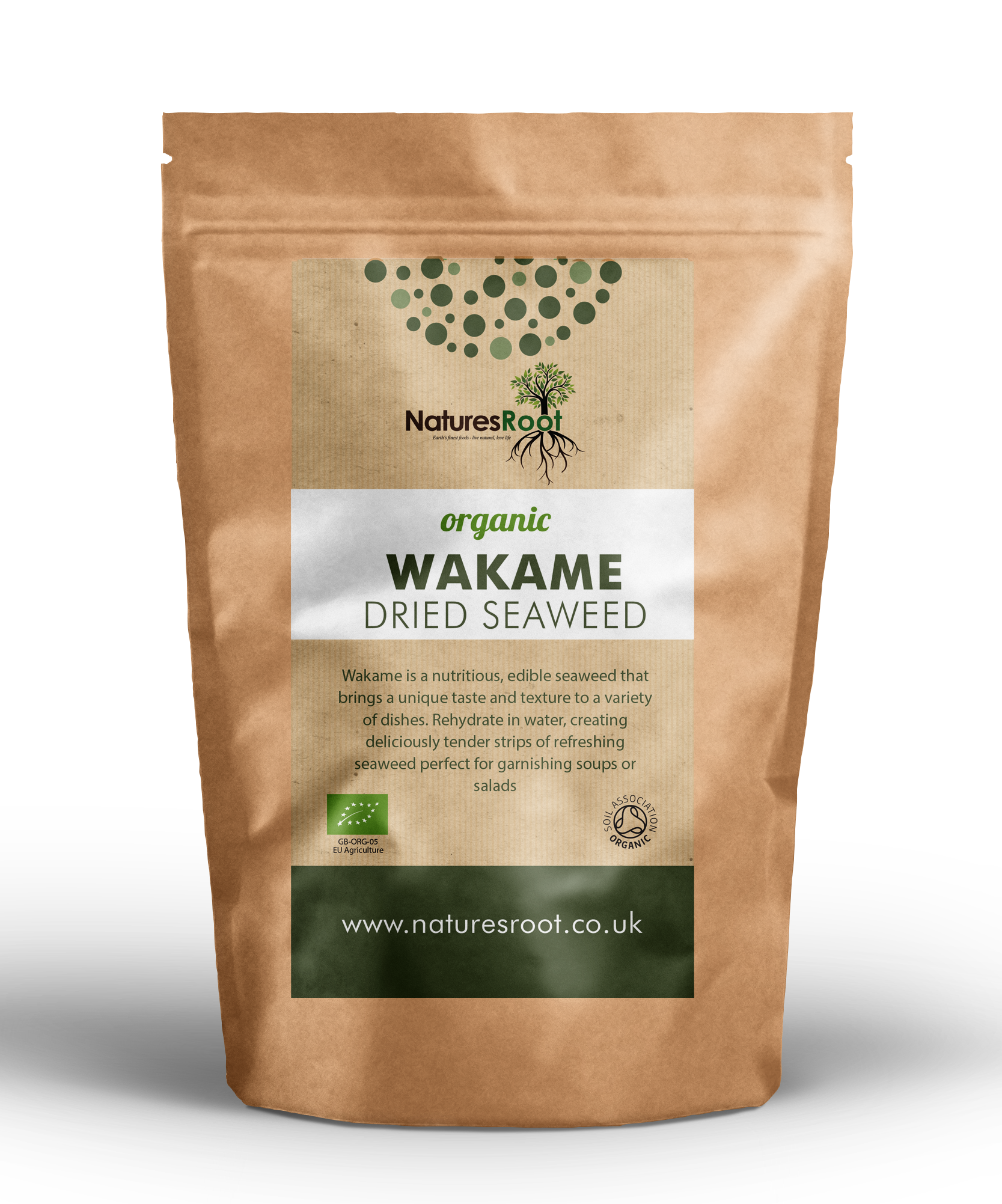 Organic Wakame Seaweed - Dried & Raw | Herbal Powder– Natures Root