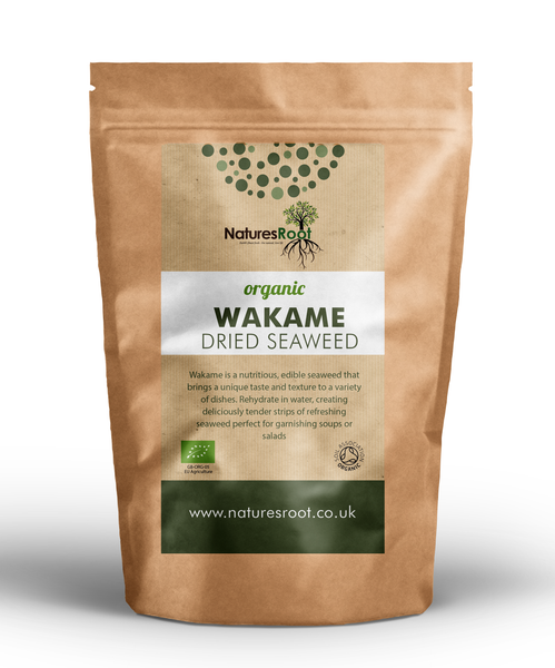 Organic Wakame Seaweed - Dried & Raw - Natures Root