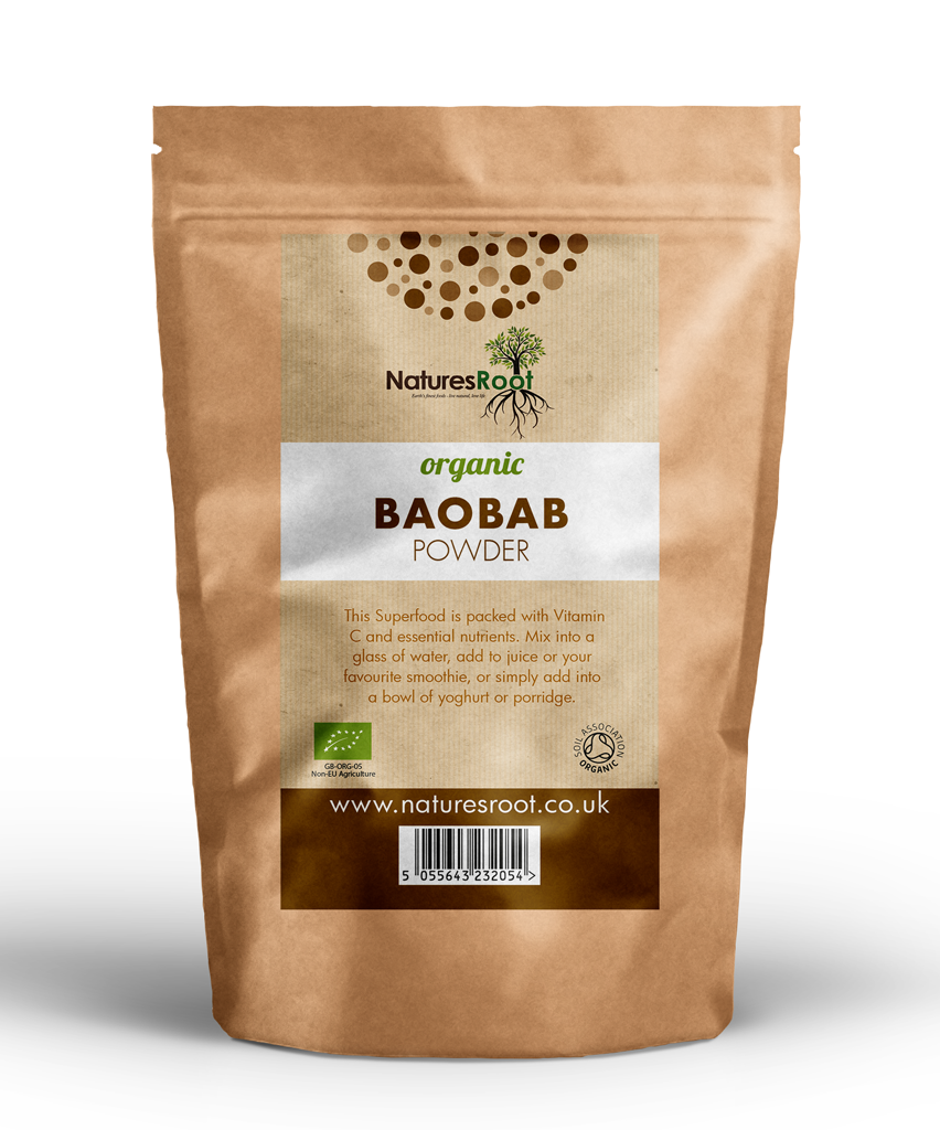 Bio-Baobab-Pulver von Nature's Root – 125 g