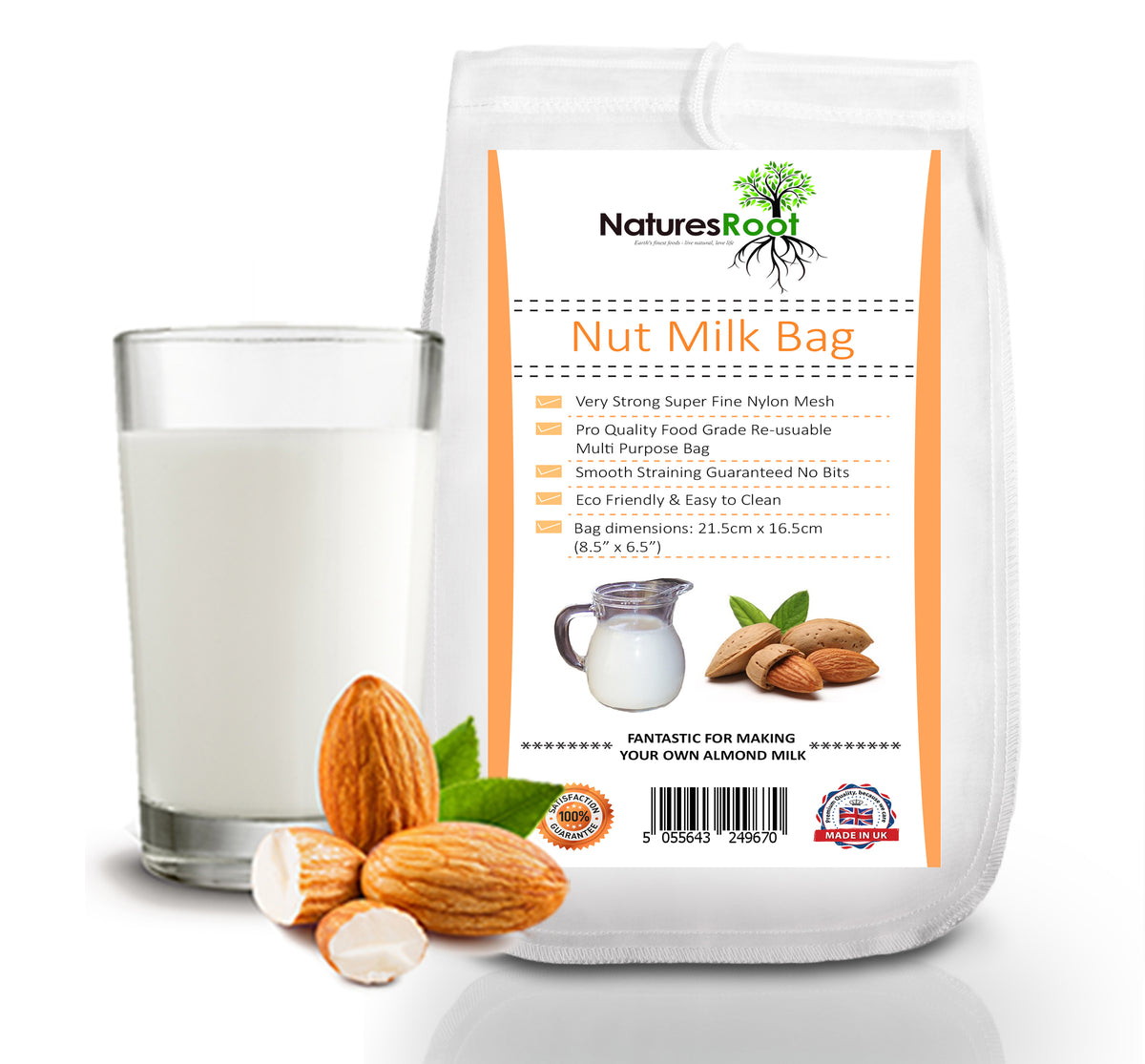 Nussmilchbeutel von Nature's Root