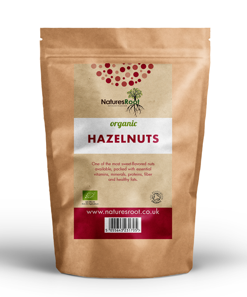 Organic Raw Whole Hazelnuts - Natures Root