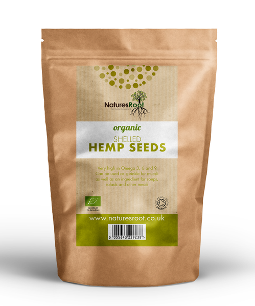 Organic De-Shelled Hemp Seeds - Natures Root