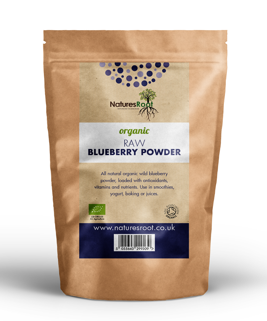 Organic Raw Blueberry Powder by Nature's Root – 60g