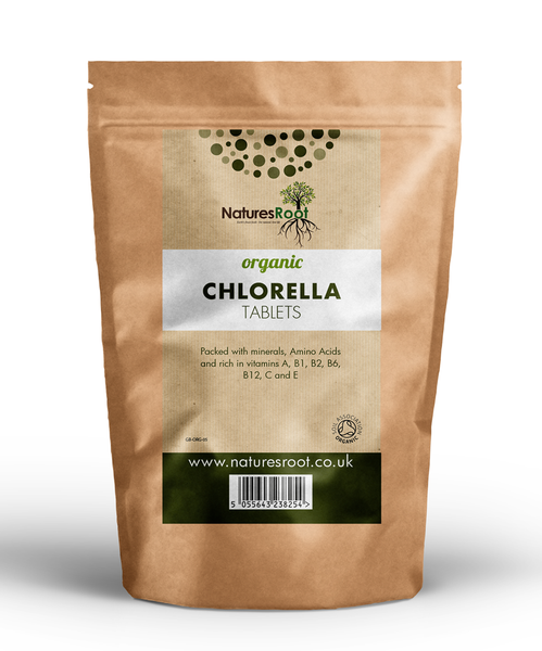 Organic Chlorella Tablets (500 mg) - Natures Root