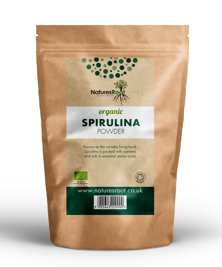 Organic Spirulina Powder by Nature's Root – 125g